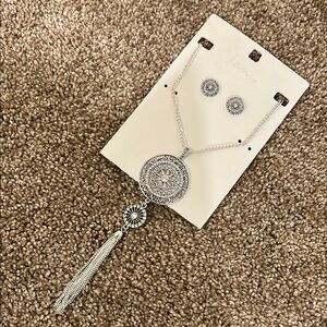 I AM Elegant Silver Jewelry Set NWT